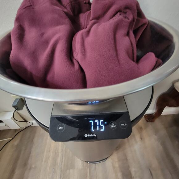 Burgundy Mountain Hardwear Fleece Quarter Zip Pullover Medium Outdoor Layer - Picture 8 of 8